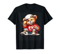 Cool Bear Cuore Swag Stile Hip Hop Maglietta