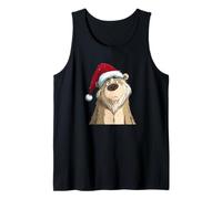 Cool Bear Face per Grizzly e Gli Amanti del Natale Canotta