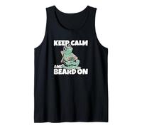 Cool Bearded Dragon Keep Calm And Beard On Drago Barbuto Canotta