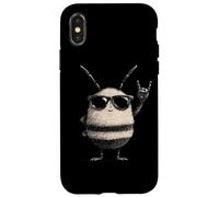 Cool Bee Con Occhiali Da Sole Rock On Custodia per iPhone X/XS