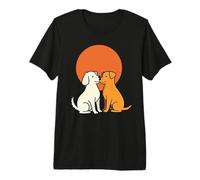 Cool Best Friends Meme Amicizia Cane Cucciolo Uomini Donne Bambini Maglietta Premium