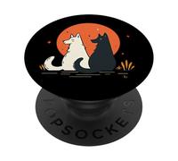 Cool Best Friends Meme Amicizia Cane Cucciolo Uomini Donne Bambini PopSockets PopGrip Adesivo
