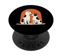 Cool Best Friends Meme Amicizia Cane Cucciolo Uomini Donne Bambini PopSockets PopGrip Adesivo