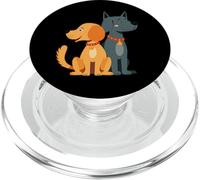 Cool Best Friends Meme Amicizia Cane Cucciolo Uomini Donne Bambini PopSockets PopGrip per MagSafe