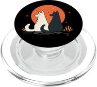 Cool Best Friends Meme Amicizia Cane Cucciolo Uomini Donne Bambini PopSockets PopGrip per MagSafe