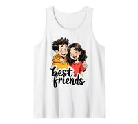 Cool Best Friends Meme Amicizia e Amore Uomini Donne Bambini Canotta