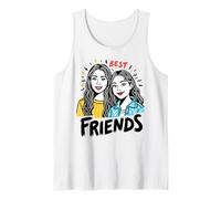 Cool Best Friends Meme Amicizia e Amore Uomini Donne Bambini Canotta