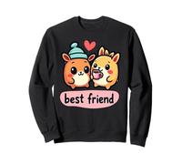 Cool Best Friends Meme Amicizia e Amore Uomini Donne Bambini Felpa