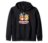 Cool Best Friends Meme Amicizia e Amore Uomini Donne Bambini Felpa con Cappuccio