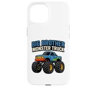 Cool Big Brother Monster Truck Family Matching Outfit Custodia per iPhone 15