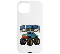 Cool Big Brother Monster Truck Family Matching Outfit Custodia per iPhone 15 Plus