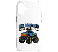 Cool Big Brother Monster Truck Family Matching Outfit Custodia per iPhone 16