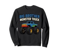Cool Big Brother Monster Truck Family Matching Outfit Felpa