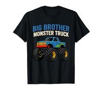 Cool Big Brother Monster Truck Family Matching Outfit Maglietta
