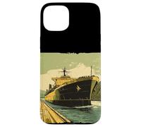 Cool Big Ship Costume per gli amanti del carico e delle navi Custodia per iPhone 15 Plus