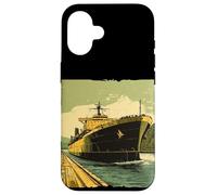 Cool Big Ship Costume per gli amanti del carico e delle navi Custodia per iPhone 16