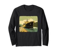 Cool Big Ship Costume per gli amanti del carico e delle navi Maglia a Manica
