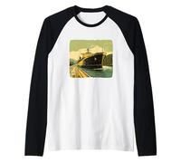 Cool Big Ship Costume per gli amanti del carico e delle navi Maglia con Maniche Raglan