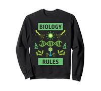 Cool Biology: DNA, batteri, virus e microscopio t-shirt Felpa