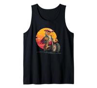 Cool Bird of Prey con Moto per Gli Amanti della Bicicletta Canotta