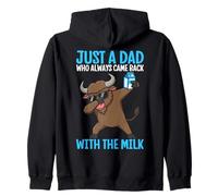 Cool Bison Solo un papà che è sempre tornato con il latte Felpa con Cappuccio