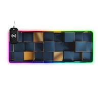 Cool Black and Gold Design Style Wireless Charging Incandescente grande animale pad grande animale tappetino da gioco tappetino per mouse impermeabile scrivania top 80x30 cm