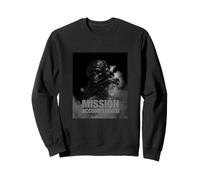 Cool Black Army Soldier in Gaming Mission Fighting Graphic Felpa