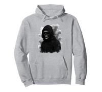 Cool Black Army Soldier in Gaming Mission Fighting Graphic Felpa con Cappuccio