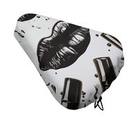 Cool Black Lipstick Lips - Coprisedile per bicicletta, impermeabile, con coulisse, per pioggia, neve, polvere, per mountain bike, bici da strada