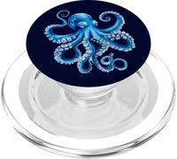 Cool Blue Octopus Sea Ocean Lover,Tentacles Octopus Lover PopSockets PopGrip per MagSafe