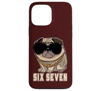 Cool Boss Retro Occhiali da sole Gen Alpha Pug Meme Six Seven Dog Custodia per iPhone 13 Pro Max