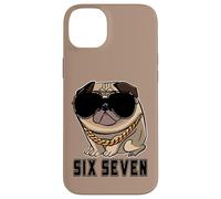Cool Boss Retro Occhiali da sole Gen Alpha Pug Meme Six Seven Dog Custodia per iPhone 14 Plus