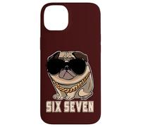 Cool Boss Retro Occhiali da sole Gen Alpha Pug Meme Six Seven Dog Custodia per iPhone 14 Plus
