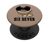 Cool Boss Retro Occhiali da sole Gen Alpha Pug Meme Six Seven Dog PopSockets PopGrip Adesivo