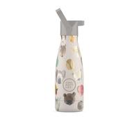 Cool Bottles - Borraccia Termica per Bambini - 260 ml - Tiny Creatures - Bottiglia Acqua Acciaio Inox - Bevande Fredde 36 Ore e Calde 18 Ore - Rifiniture con Disegno in Rilievo - Senza BPA