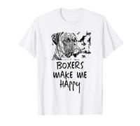 Cool Boxer per uomo donna bambino cucciolo amante cane proprietario Trainer Maglietta