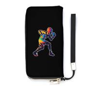 Cool Boxing Boxer Portafoglio Sottile per le Donne Borsa Lunga Carino Pochette Da Polso Borsetta Porta Carte, Stile:, 20x10.5cm