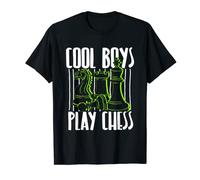 Cool Boys gioca a scacchi | Scacco matto | Scacchi Tavola dei pezzi Maglietta