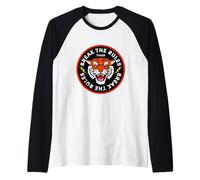 Cool Break The Rules Wild Japanese Tiger Graphic Design Maglia con Maniche Raglan