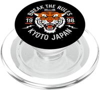 Cool Break The Rules Wild Tiger Kyoto Japan Graphic Design PopSockets PopGrip per MagSafe