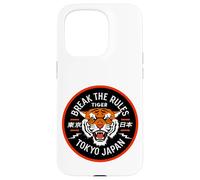 Cool Break The Rules Wild Tiger Tokyo Japan Graphic Design Custodia per iPhone 15 Pro