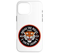 Cool Break The Rules Wild Tiger Tokyo Japan Graphic Design Custodia per iPhone 16 Pro Max