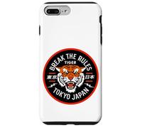 Cool Break The Rules Wild Tiger Tokyo Japan Graphic Design Custodia per iPhone 7 Plus/8 Plus