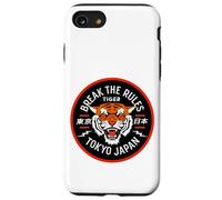 Cool Break The Rules Wild Tiger Tokyo Japan Graphic Design Custodia per iPhone SE (2020) / 7/8