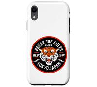 Cool Break The Rules Wild Tiger Tokyo Japan Graphic Design Custodia per iPhone XR