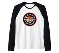 Cool Break The Rules Wild Tiger Tokyo Japan Graphic Design Maglia con Maniche Raglan