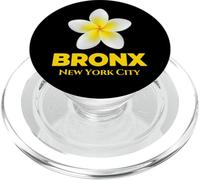 Cool Bronx New York City Tropical Yellow Flower Frangipani PopSockets PopGrip per MagSafe