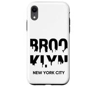 Cool Brooklyn New York City Illustration Graphic Design Custodia per iPhone XR