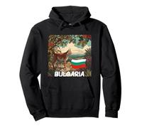 Cool Bulgaria Natura e Wild View con Lynx Graphic Look Felpa con Cappuccio