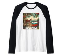 Cool Bulgaria Natura e Wild View con Lynx Graphic Look Maglia con Maniche Raglan